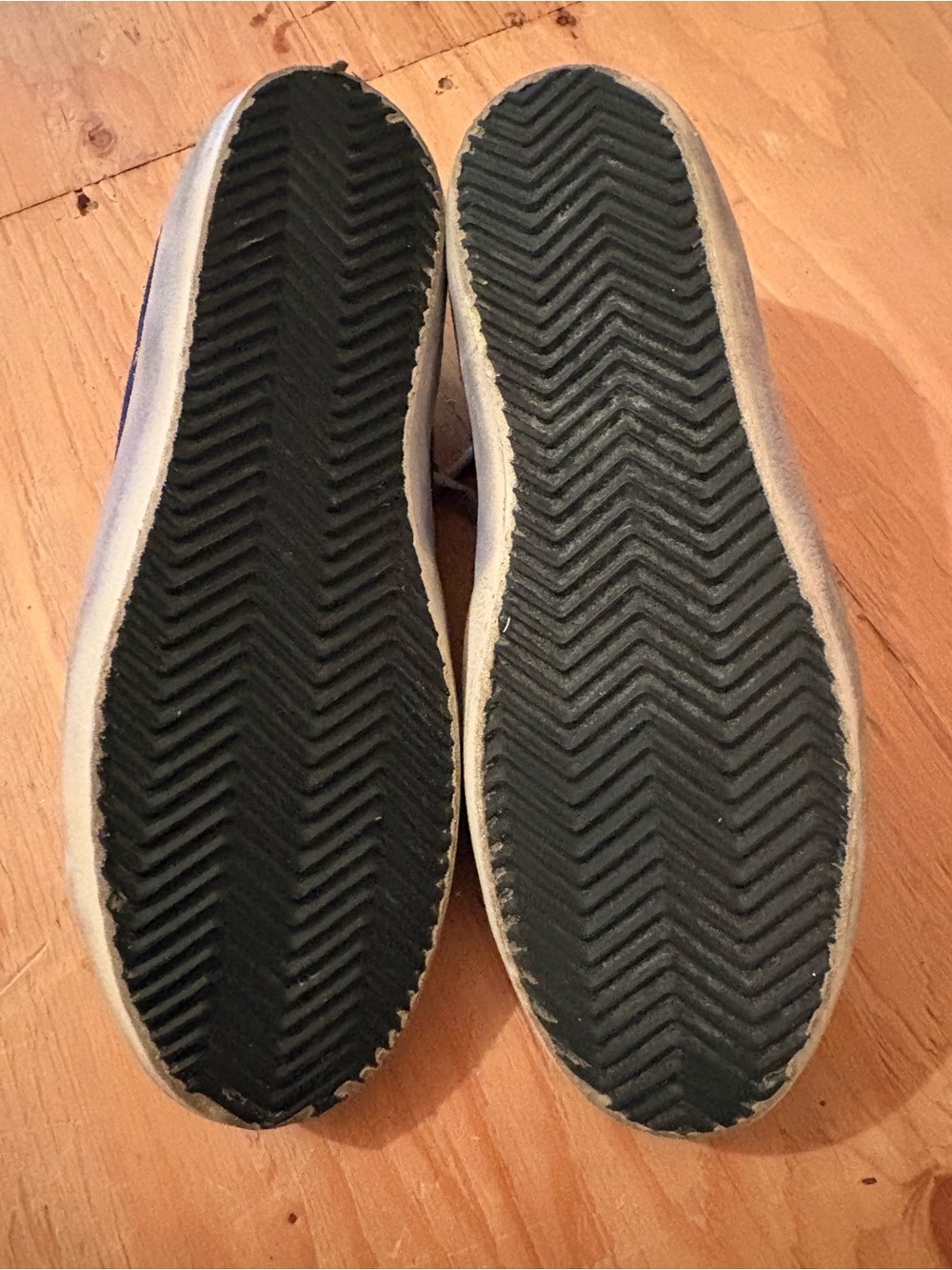 Women's Golden Goose Blue Velvet Glitter Superstars Size 39 - Picture 6 of 9